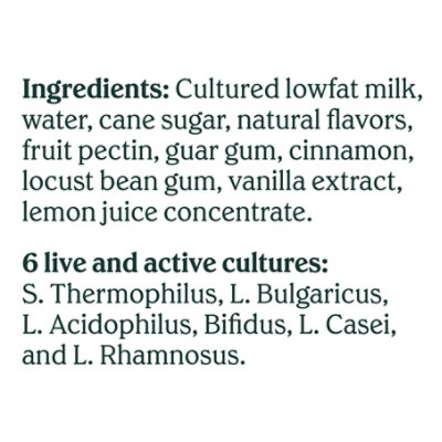 Chobani Less Sugar Madagascar Vanilla & Cinnamon Greek Yogurt - 32 Oz - Image 5