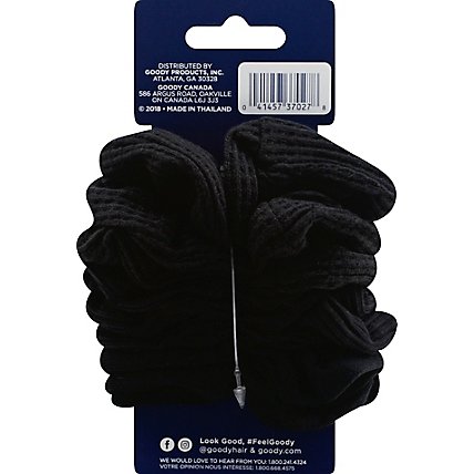 Goody Scrunchie Ouchless Black - 8 Count - Image 3