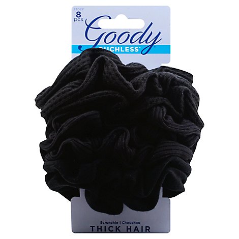 Goody Scrunchie Ouchless Black - 8 Count