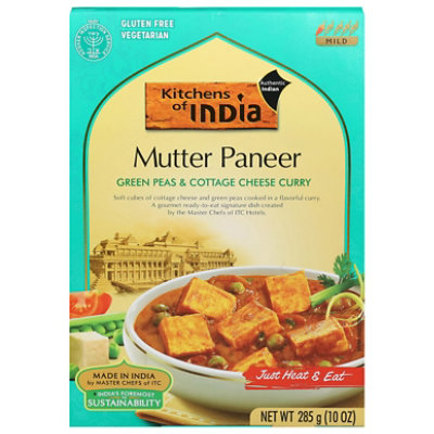 Kitchens of India Entree Curry Green Peas & Cottage Cheese - 10 Oz - Image 2