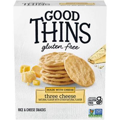 GOOD THiNS Snacks Three Cheese - 3.5 Oz - Haggen