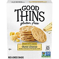 GOOD THiNS Snacks Three Cheese - 3.5 Oz - Image 1