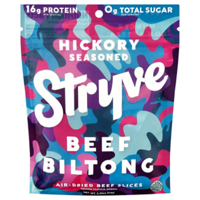 Stryve Protein Snacks Gourmet Beef Biltong Smoked - 2.25 Oz - Image 3