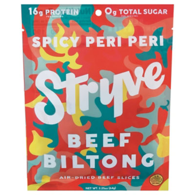 Stryve Protein Snacks Gourmet Beef Biltong Peri Peri - 2.25 Oz - Image 3