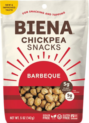 Biena Chickpea Roasted Bbq - 5 Oz - Image 2