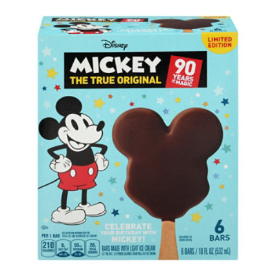 Disney Mickey Mouse Light Ice Cream Bars - 6 Count - Image 3