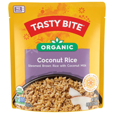 Tasty Bite Organic Coconut Rice Coconut-Infused Rice - 8.8 Oz