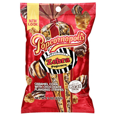Popcornopolis Popcorn Zebra 3 Oz ACME Markets