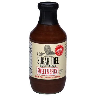 G Hughes Sauce Bbq Sweet N Spicy - 18 Oz - Image 1