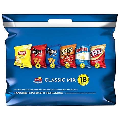 Frito-Lay Snacks Variety Classic Mix - 18 Count