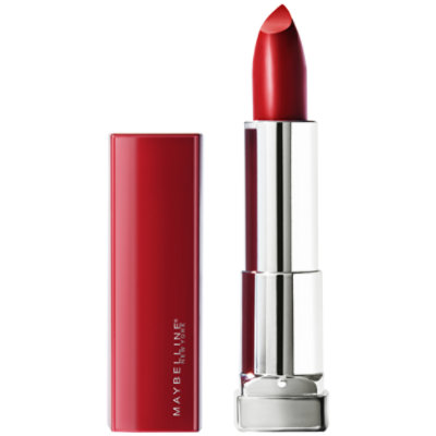 Maybelline Color Sensational Made For All Lipstick Ruby For Me Satin Red Lipstick - 0.15 Oz - Image 1