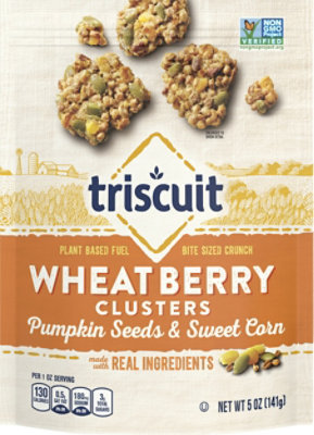 Triscuit Wheatberry Clusters Pumpkin Seeds And Sweet Corn - 5 Oz