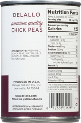 DeLallo Chick Peas - 15.5 Oz - Image 6