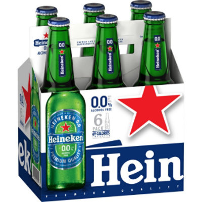 Heineken 0.0 Non-Alcoholic Beer Bottles - 6-11.2 Fl. Oz. - Image 2