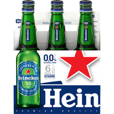 Heineken 0.0 Non-Alcoholic Beer Bottles - 6-11.2 Fl. Oz. - Image 3