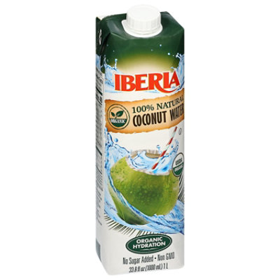 Iberia Organic Natural Cococnut Water - 1 Liter - Image 2