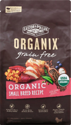 Castor & Pollux Organix Dog Food Organic Grain Free Small Breed Recipe - 4 Lb - Image 2