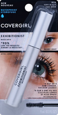 COVERGIRL Exhibitionist Waterproof Very Black Mascara - 0.3 Fl. Oz. - Image 2