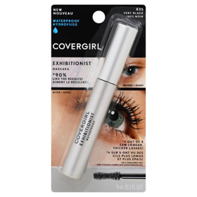 COVERGIRL Exhibitionist Waterproof Very Black Mascara - 0.3 Fl. Oz. - Image 1