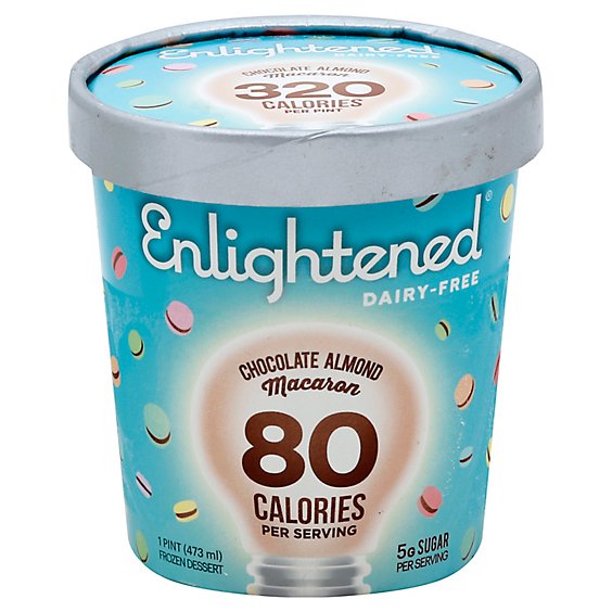 Enlightened Chocolate Almond Macaron Ice - Pint