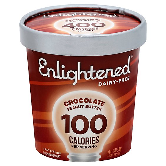 Enlightened Chocolate Peanut Butter Ice Cream - Pint