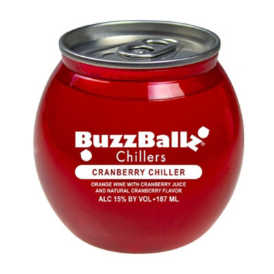 【BUZZページ】 Buzz Ballz Cranberry Chiller - 187 Ml - acmemarkets