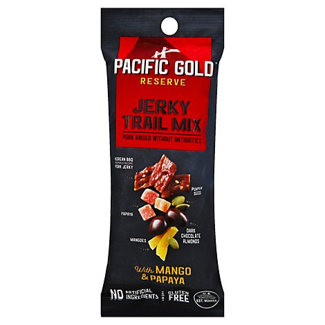 Pacific Gold Jerky Trail Mix With Mango & Papaya - 1.8 Oz