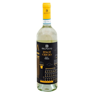 Belposto Pinot Grigio DOC Venezia Wine - 750 Ml