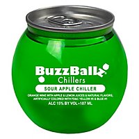 Buzz Balls Chillers Sour Apple Wine - 187 Ml - Image 1
