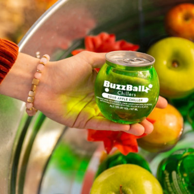 Buzz Balls Chillers Sour Apple Wine - 187 Ml - Image 3