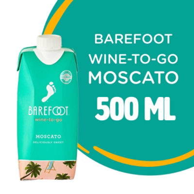 Barefoot To Go Moscato White Wine Tetra - 500 Ml - Image 2