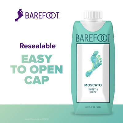 Barefoot To Go Moscato White Wine Tetra - 500 Ml - Image 4