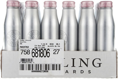 Sterling Aluminum Bottle Rose Wine - 375 Ml - Image 2
