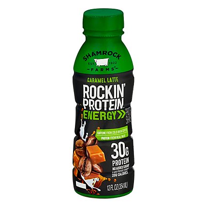 Shamrock Farms Rockin Protein Energy Caramel Latte - 12 Fl. Oz. - Image 3