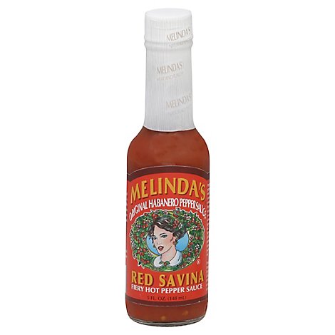 Melindas Hot Sauce Habanero Pepper Sauce Red Savina - 5 Fl. Oz.