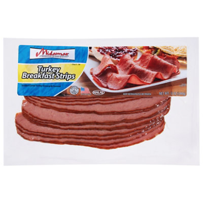Midamar Halal Turkey Breakfast Strips - 12 Oz - Image 1