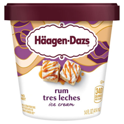 Haagen-Dazs Ice Cream Rum Tres Leches - 14 Fl. Oz. - Image 3