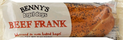 Bennys Bagel Dogs Beef Frank - 5 Oz - Image 2