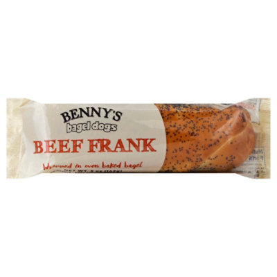 Bennys Bagel Dogs Beef Frank - 5 Oz