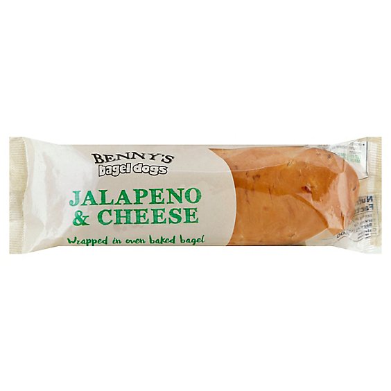 Bennys Bagel Dogs Jalapeno & Cheese - 5 Oz