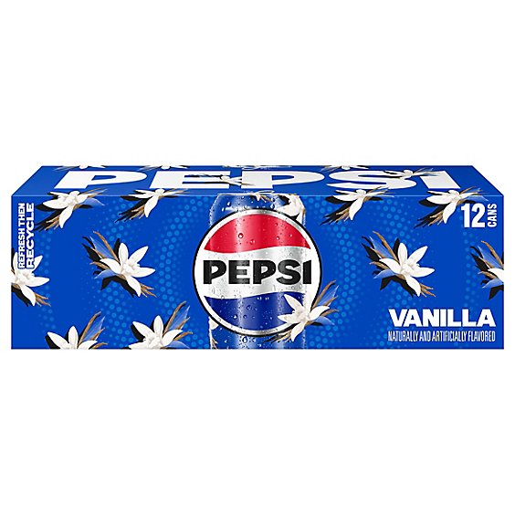 Pepsi Vanilla Cola - 12-12 Fl. Oz.