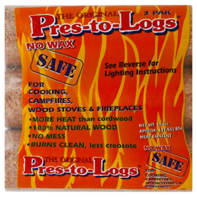 Pres-to-Logs Logs - 15 Lb - Safeway