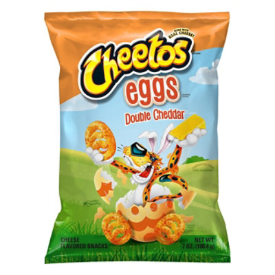 CHEETOS Eggs Cheese Flavored Snacks Double Cheddar Puffs - 7 Oz - Image 3