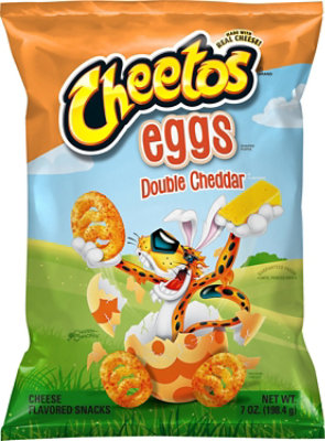 CHEETOS Eggs Cheese Flavored Snacks Double Cheddar Puffs - 7 Oz - Image 2