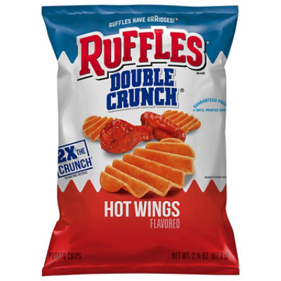 Ruffles Double Crunch Potato Chips Hot Wings - 2.375 Oz - Image 2