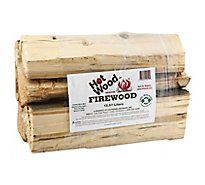 Hot Wood Firewood Bundle Seasoned 0.7 Cu. Ft. - Each