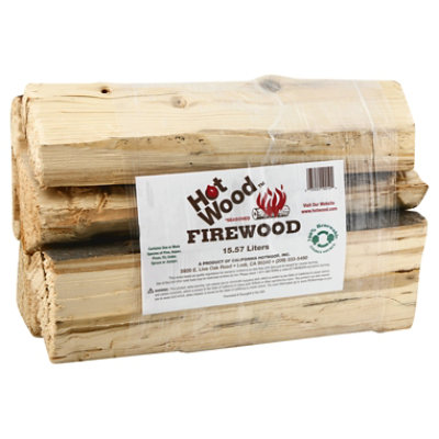 Hot Wood Firewood Bundle Seasoned 0.7 Cu. Ft. - Each