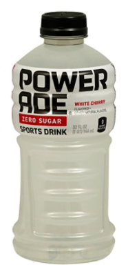 POWERADE Sports Drink Electrolyte Enhanced Zero Sugar White Cherry - 32 Fl. Oz.