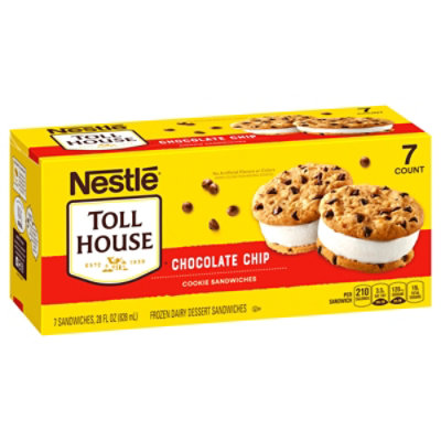 Nestle Toll House Vanilla Chocolate Chip Cookie Sandwiches - 7 Count - Image 6