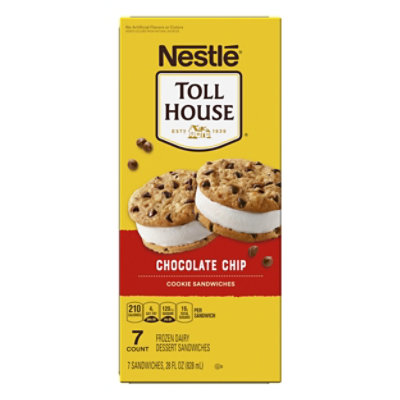 Nestle Toll House Vanilla Chocolate Chip Cookie Sandwiches - 7 Count - Image 3
